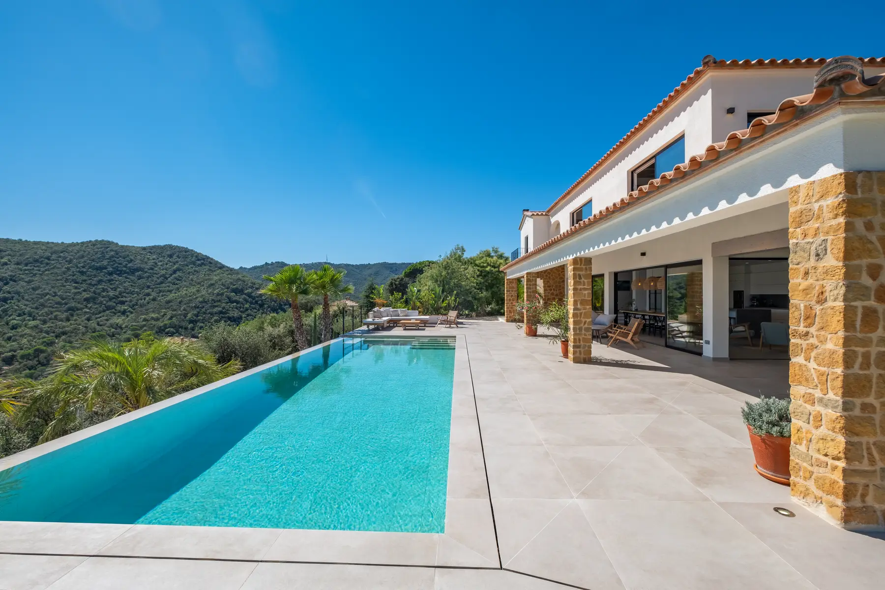 A villa above the bay on the Costa Brava