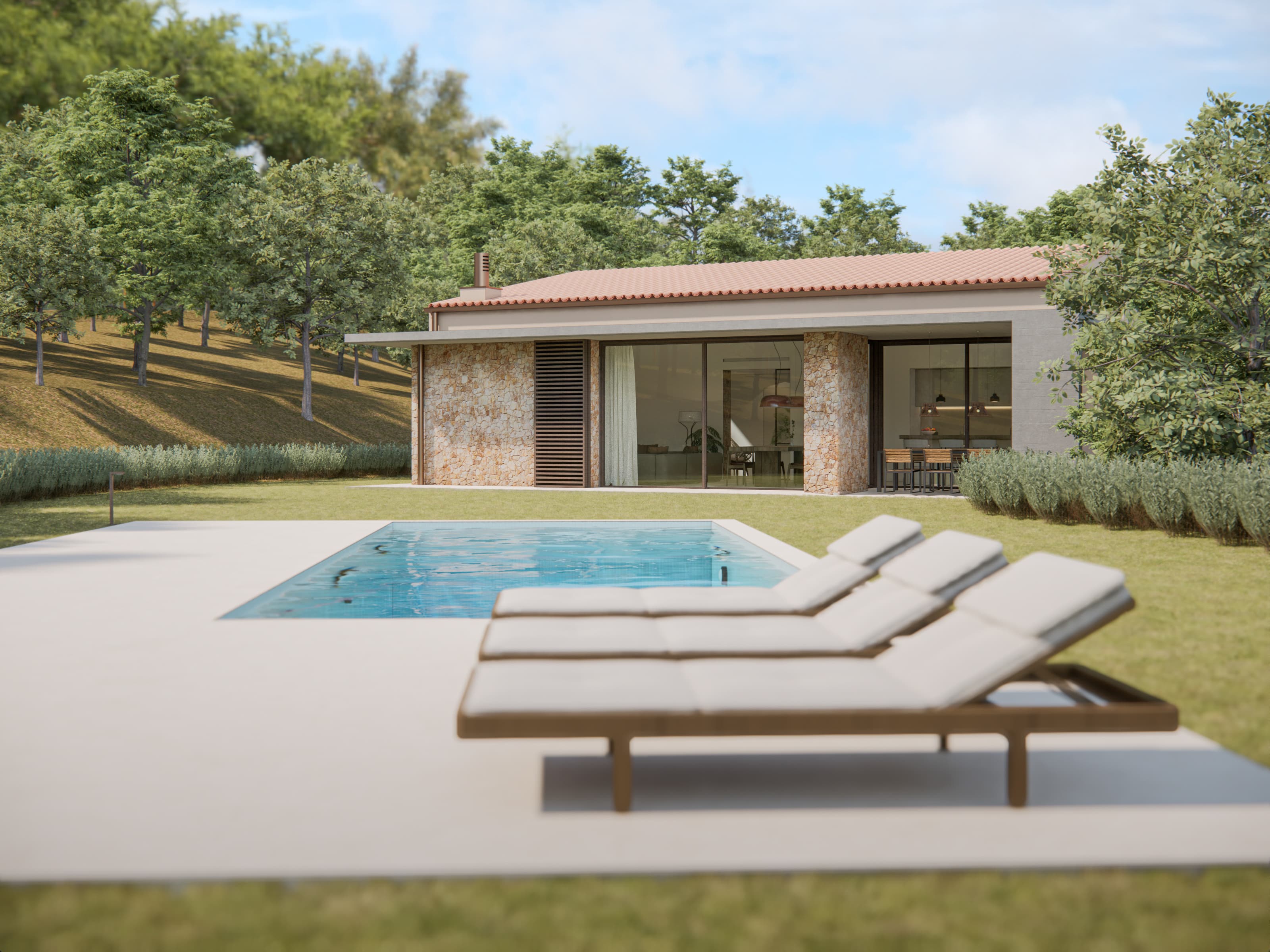 Live in the middle of nature, surrounded by 7000m2 of land