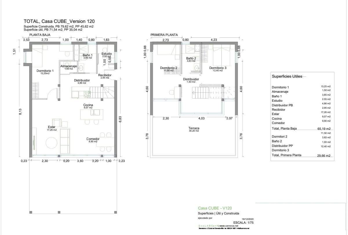 Cube Model House - choose your size.